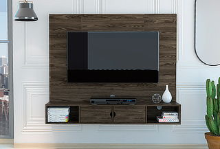 Panel de TV 60" TuHome modelo Montpellier color coñac