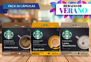 36 Cápsulas Starbucks NESCAFÉ® Dolce Gusto® Sabor a elección