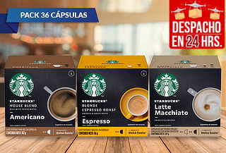 36 Cápsulas Starbucks NESCAFÉ® Dolce Gusto® Sabor a elección