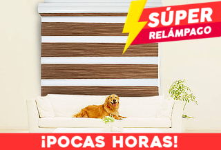 Cortinas Roller Dúo Volgen, Opción de Colores y Medidas