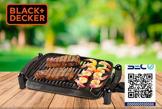 Parrilla y plancha Eléctrica black+decker Sizzlelean™