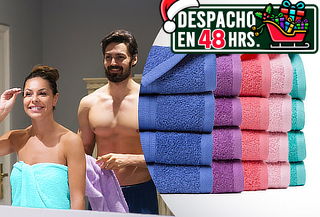 Pack 2 toallas de Baño 70 x 140 AMERICAN FAMILY a elección