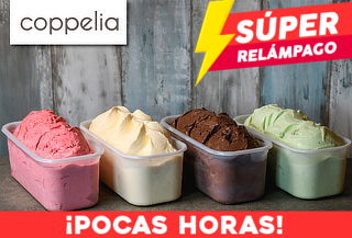 Pote de Helados Coppelia, 4,5 litros. Retiro en Local