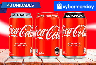 Pack de 48 Latas de Coca-Cola 350 cc a elección