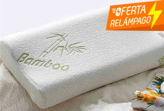 Almohada de Bamb煤 Viscoelastica con Memoria