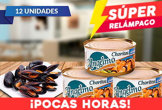 Pack de 12 Choritos Angelmo Aceite o Agua