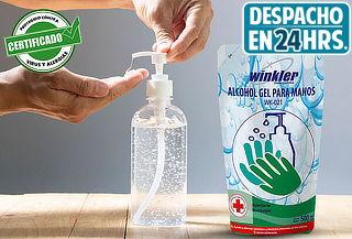  Recarga de Alcohol Gel de 500 Ml. ¡Desinfecta tus manos! 