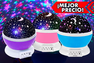 Espanta Cuco Led Proyector de Estrellas 3 Colores a Elección