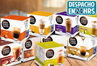 Pack 48 Cápsulas Nescafé Dolce Gusto, variedades!