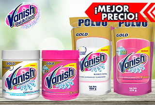 Pack Vanish 450gr + 2 Recargas Doypack 450gr, White o Color