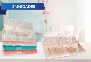 Set de 2 Toallas Lisas