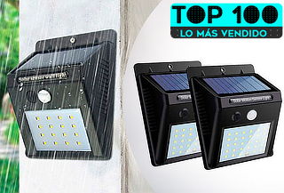 2 Focos Solares con Sensor de Movimiento