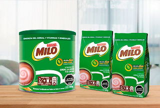 Tarro Milo Saborizante para leche 700g + 2 Bolsas 500g