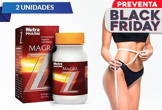 ¡Baja de Peso! Pack de 2 Frascos Magra Z Nutrapharm