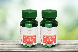 120 Cápsulas Veganas Vitamina B12. Envío Gratis