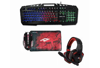 ¡Kit Gamer Reptilex! 4 en 1 Teclado + Audífonos + Envío