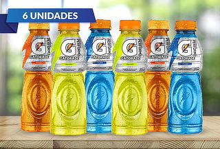 Pack 6 Gatorade 500cc Sabor a eleccion