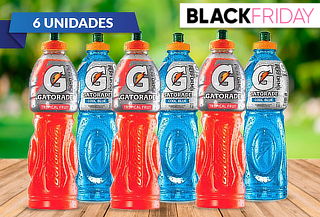 Pack 6 Gatorade 1 Litro Sabor a elección