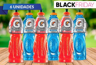 Pack 6 Gatorade 1 Litro Sabor a elección 