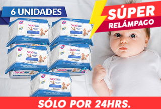 Pack de 6 Toallitas Humedas Marca Simonds 