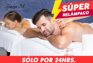 Masaje para 2 en Cuerpo Completo + Limpieza Facial + Regalo