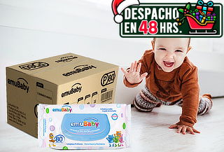 Pack 18 Paquetes Emuwipes® Premium 80 Hojas