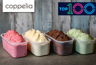 Pote de Helados Coppelia, 4,5 litros. Retiro en Local