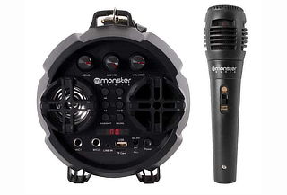 ¡Vive el Karaoke! Parlante Bazooka Monster Bluetooth + Envío