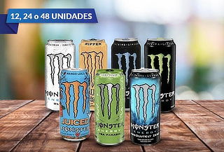 Monster Energy 473Ml Pack 12, 24 o 48 Latas sabor a elección