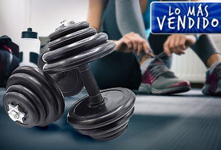 Set de Mancuernas de 15 kg o 20 kg