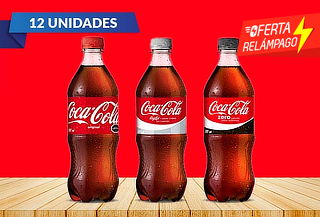 Pack 12 Coca-cola de 591ml 