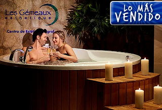 Velada Romántica para 2 con Hot Tub y más en Les Gemeaux