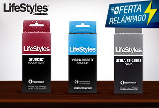 21 preservativos LifeStyles Clásicos a elección