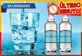 24 Botellas de Agua Purificada Benedictino 500 cc