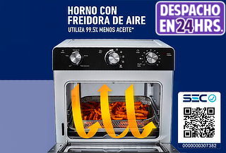 No te quedes sin tu Freidora de Aire y Horno Eléctrico Oster