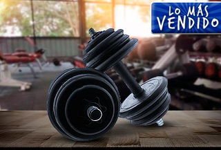 Pack 2 mancuernas Negras 15kg