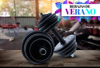 Pack 2 mancuernas Negras 15kg