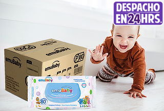 Pack 18 Paquetes Emuwipes® Premium 80 Hojas