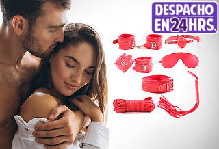 Kit erótico Dominatrix Color Rojo