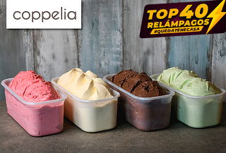 Pote de Helados Coppelia, 4,5 litros. Retiro en Local