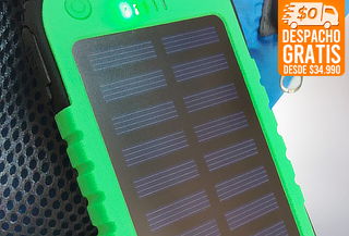 Cargador Solar Portátil Impermeable 5.000 mAh USB