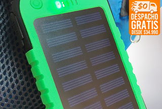 Cargador Solar Portátil Impermeable 5.000 mAh USB 