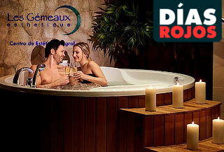 Velada Romántica para 2 con Hot Tub y más en Les Gemeaux