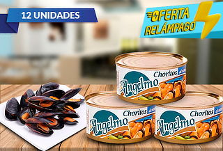 Pack de 12 Choritos Angelmo Aceite o Agua