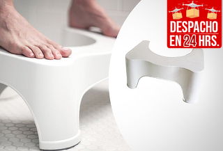 ¡Mejora tu postura al ir al baño! Taburete de Baño