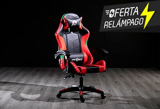 Silla Panther Gamer Reclinable RGB LED. Color a elección