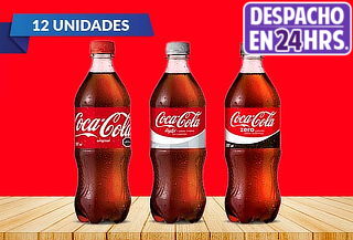 Pack 12 Coca-cola de 591ml 