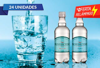 24 Botellas de Agua Purificada Benedictino 500 cc