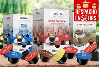 Pack 48 o 24 Capsulas Té o Café Compatible con Dolce Gusto