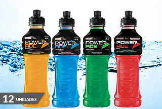 Pack 12 Botellas de Powerade de 600 ml C/U